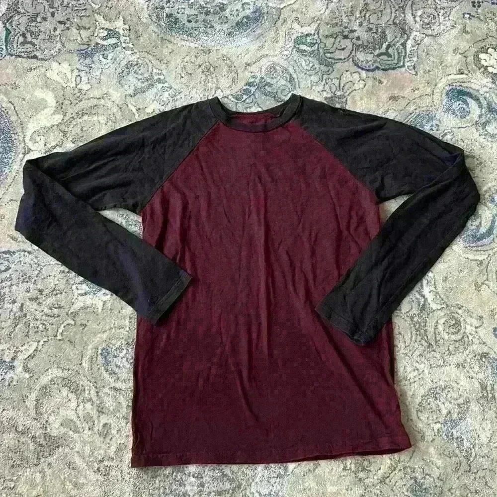 Pure Stuff Teens Maroon and Black Long Sleeve Size XL